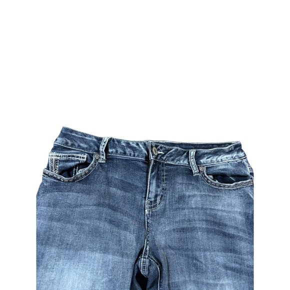 Maurices 9/10 Reg Denim Jeans Flares - Picture 6 of 8